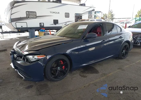 2019 Alfa Romeo Giulia Sport Rwd z USA, uszkodzony, nr VIN ZARFAMANXK7598087